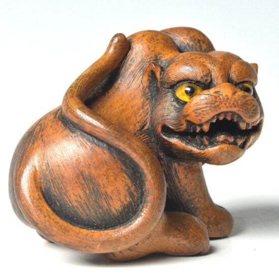 印籠 柘植 猿 黄楊繊細彫刻 木製 （木製 更け 柘植 黄楊繊細彫刻 猿 印籠）